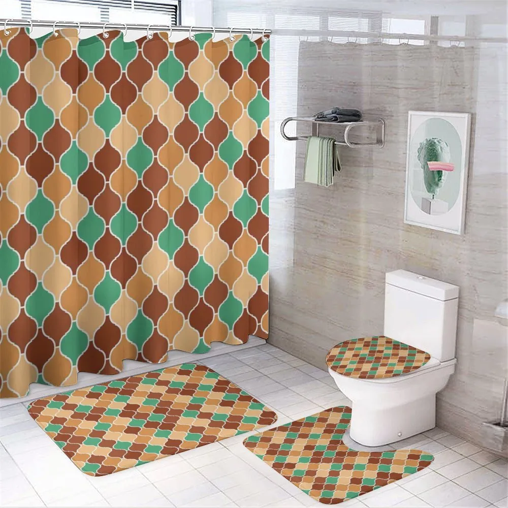 Vintage Lattice — 4-Piece Bathroom Set preview