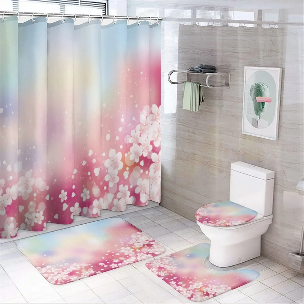 Dreamy Cherry Blossoms — 4-Piece Bathroom Set preview