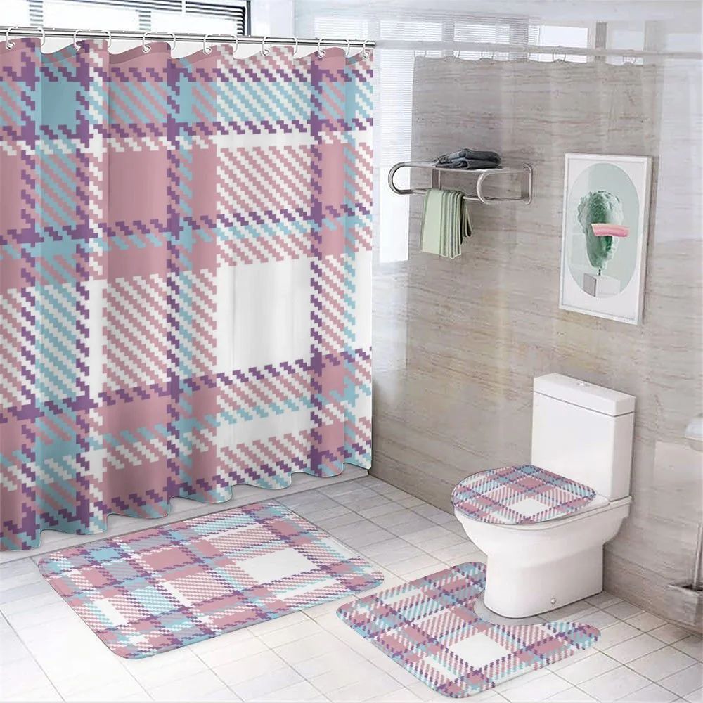 Antique English Tile — 4-Piece Bathroom Set preview