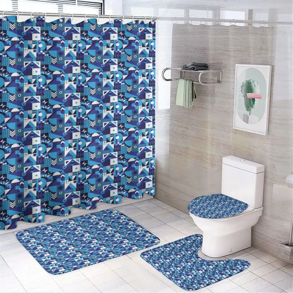 Contemporary Abstract — 4-Piece Bathroom Set preview