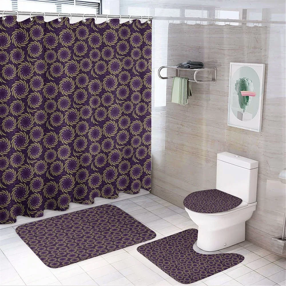 Blueberries and Leaves — 4-Piece Bathroom Set preview