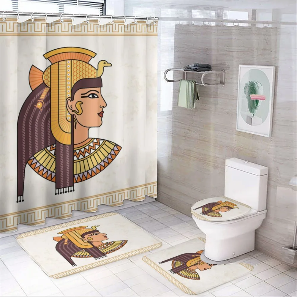 Ancient Woman Character — 4-Piece Bathroom Set preview