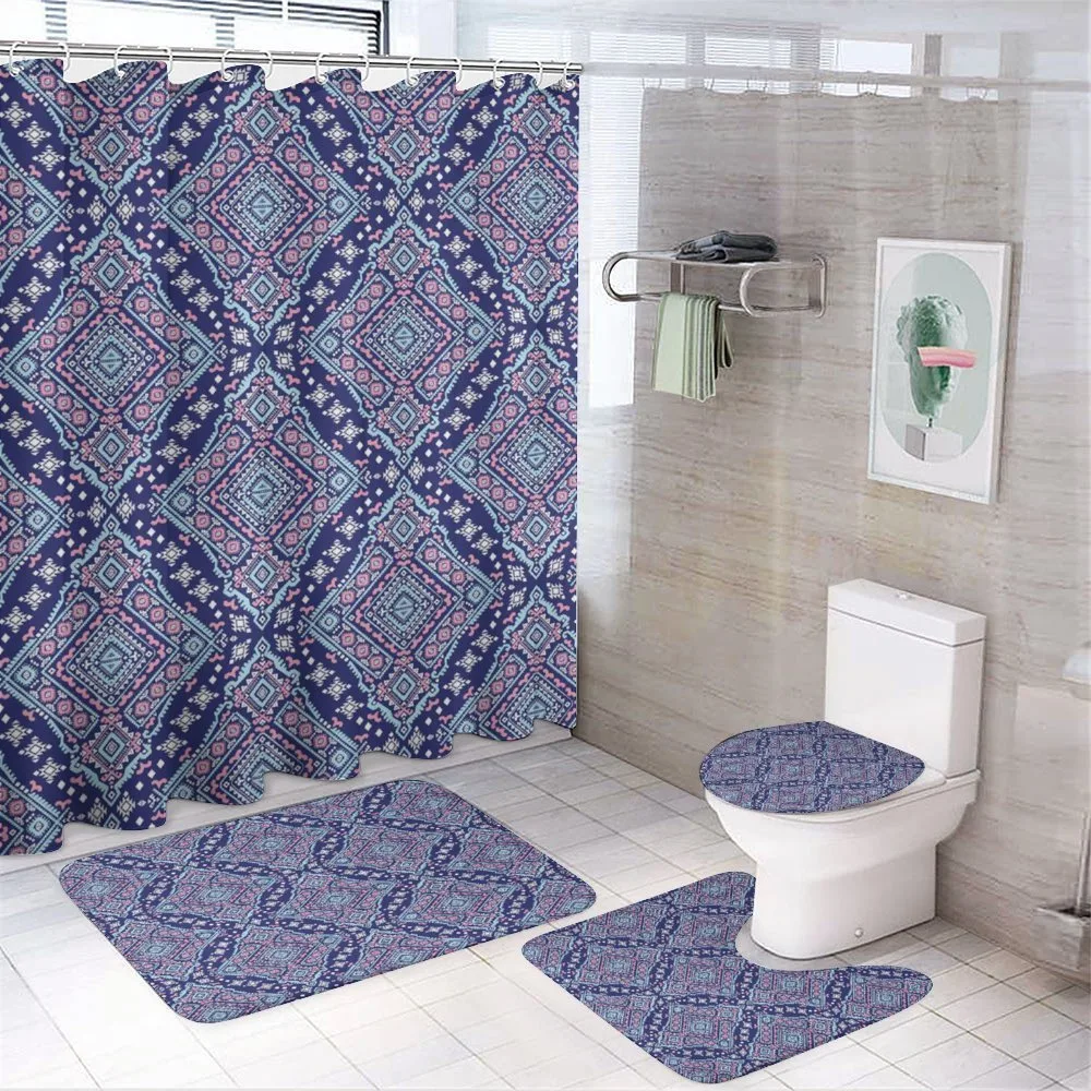 Tribal Cultural Motifs — 4-Piece Bathroom Set preview
