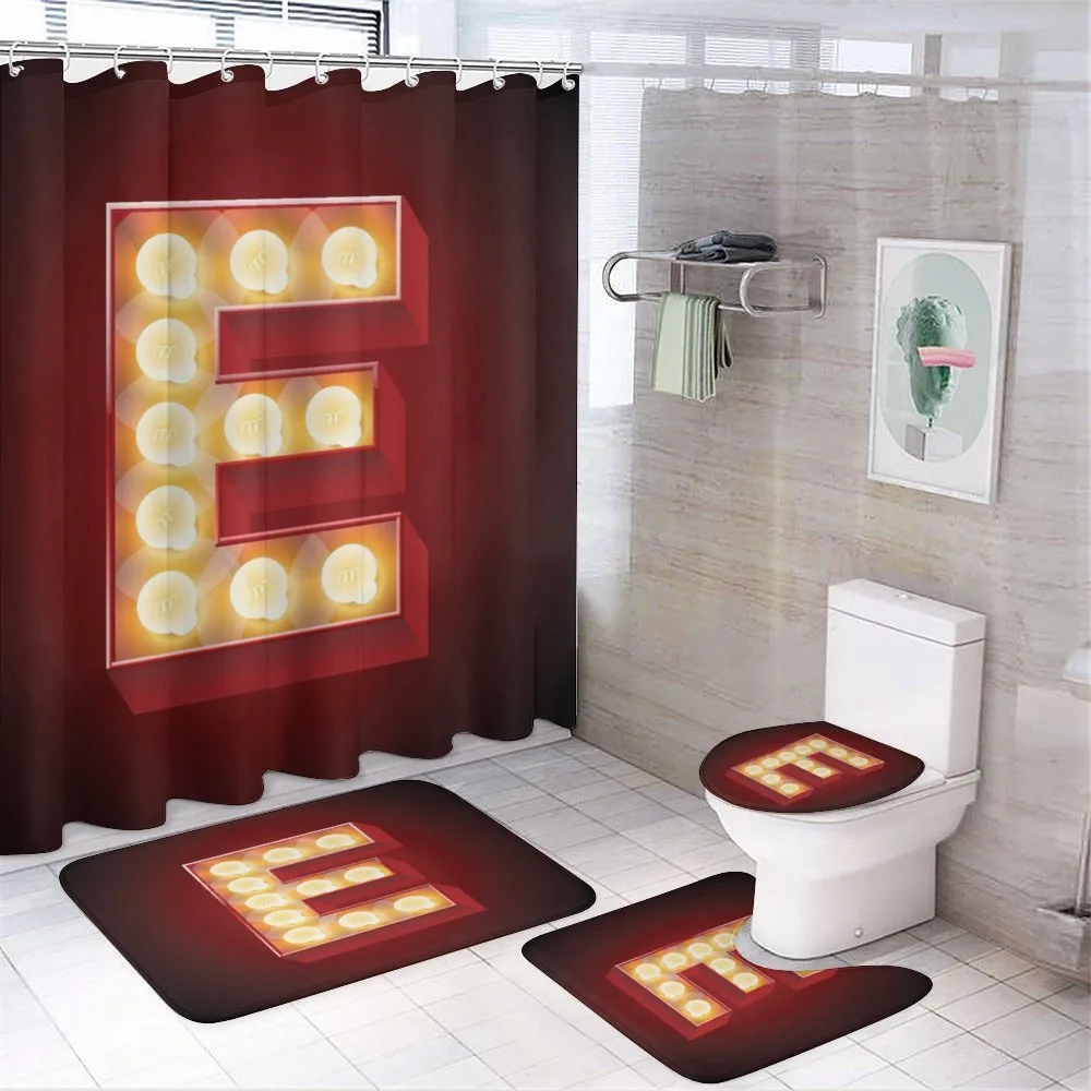 Nightclub Inspired E — 4-Piece Bathroom Set preview