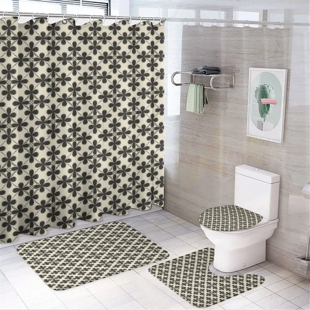 Classic Vintage Petals — 4-Piece Bathroom Set preview