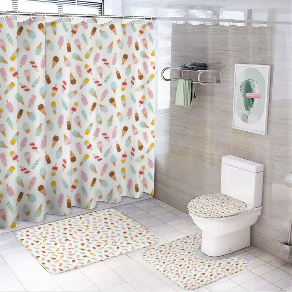 Doodle Diary Desserts — 4-Piece Bathroom Set preview