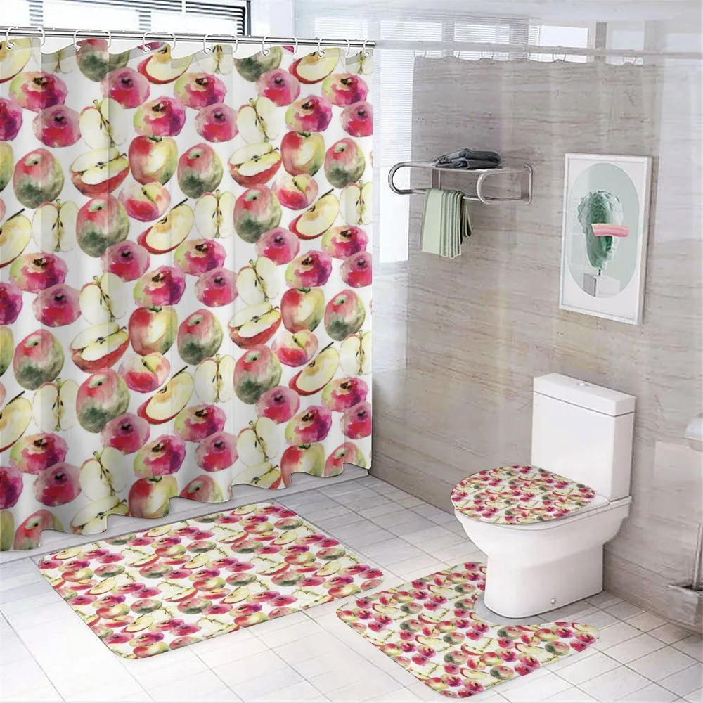 Colorful Saturn Peaches — 4-Piece Bathroom Set preview