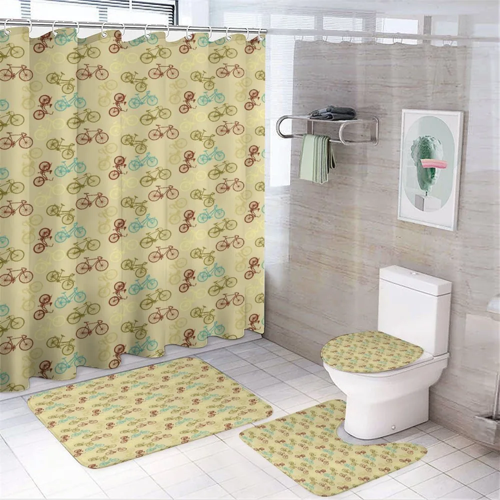 Contrast Vintage Colors — 4-Piece Bathroom Set preview