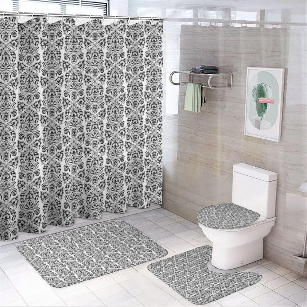 Floral Paisley Oriental — 4-Piece Bathroom Set preview