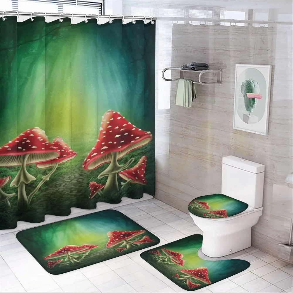 Fairy Tale Fungus — 4-Piece Bathroom Set preview