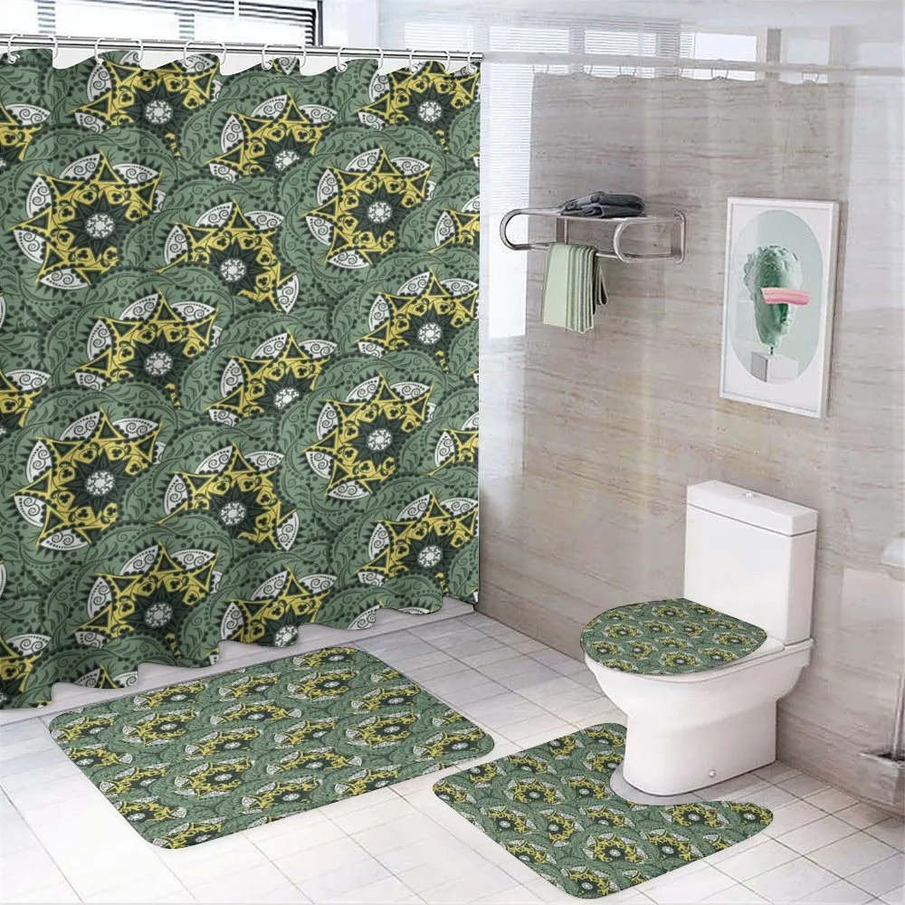 Floral Bohemian — 4-Piece Bathroom Set preview