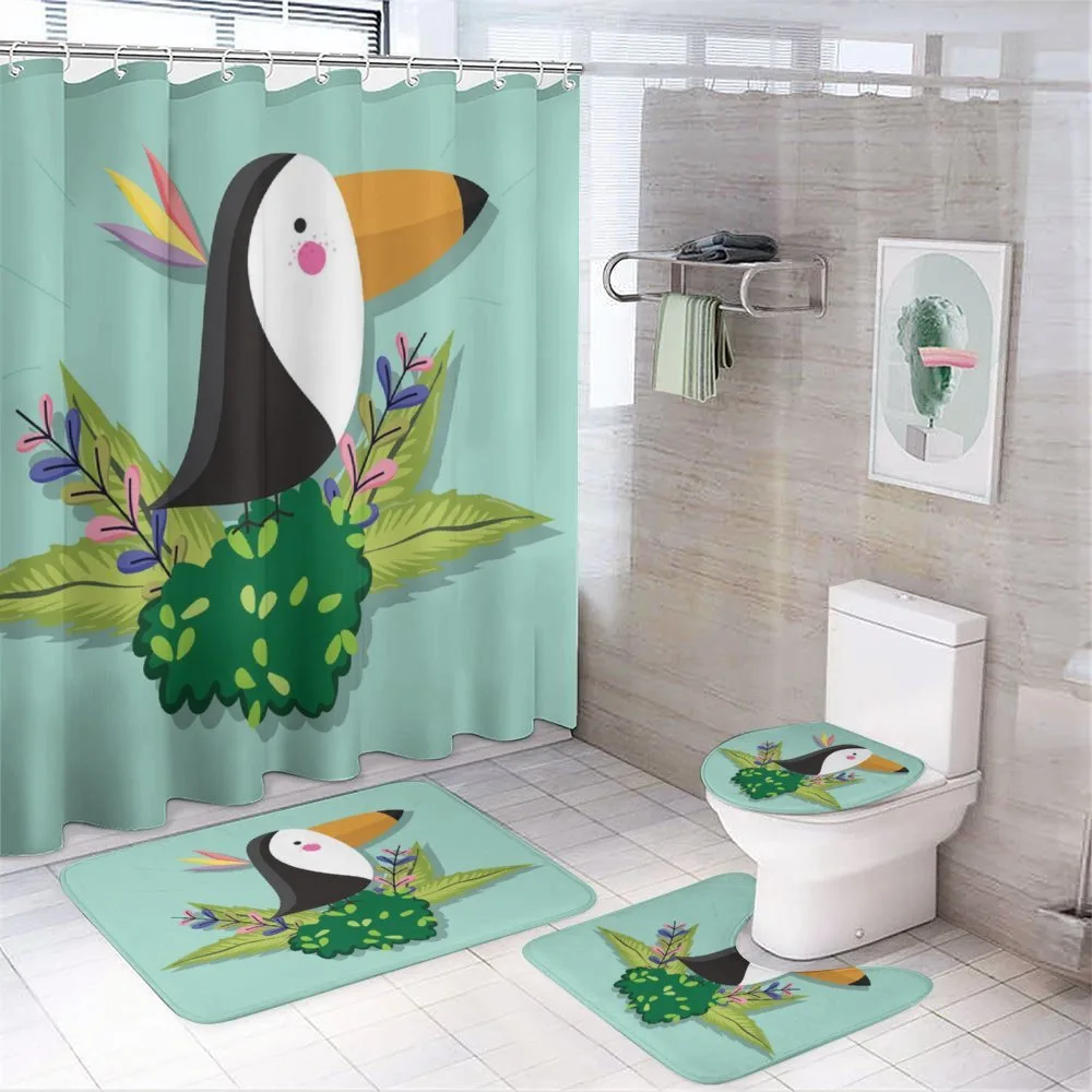Tropic Tucan Bird — 4-Piece Bathroom Set preview
