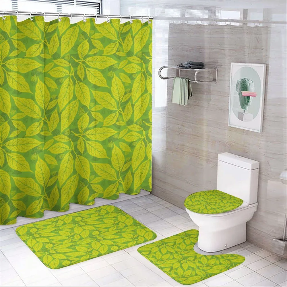 Nature Eco Art Leaves — 4-Piece Bathroom Set preview