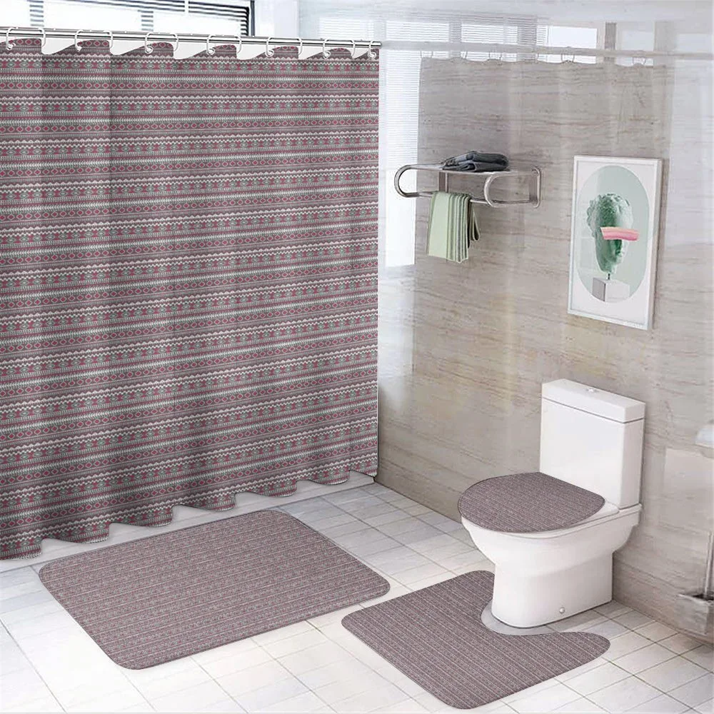 Bohemian Borders — 4-Piece Bathroom Set preview