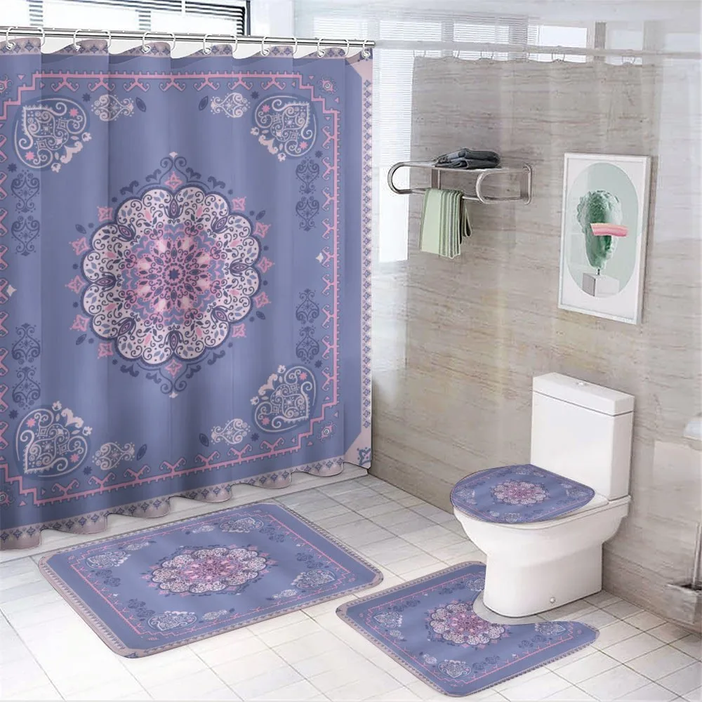 Oriental Design Arabesque Ornaments — 4-Piece Bathroom Set preview