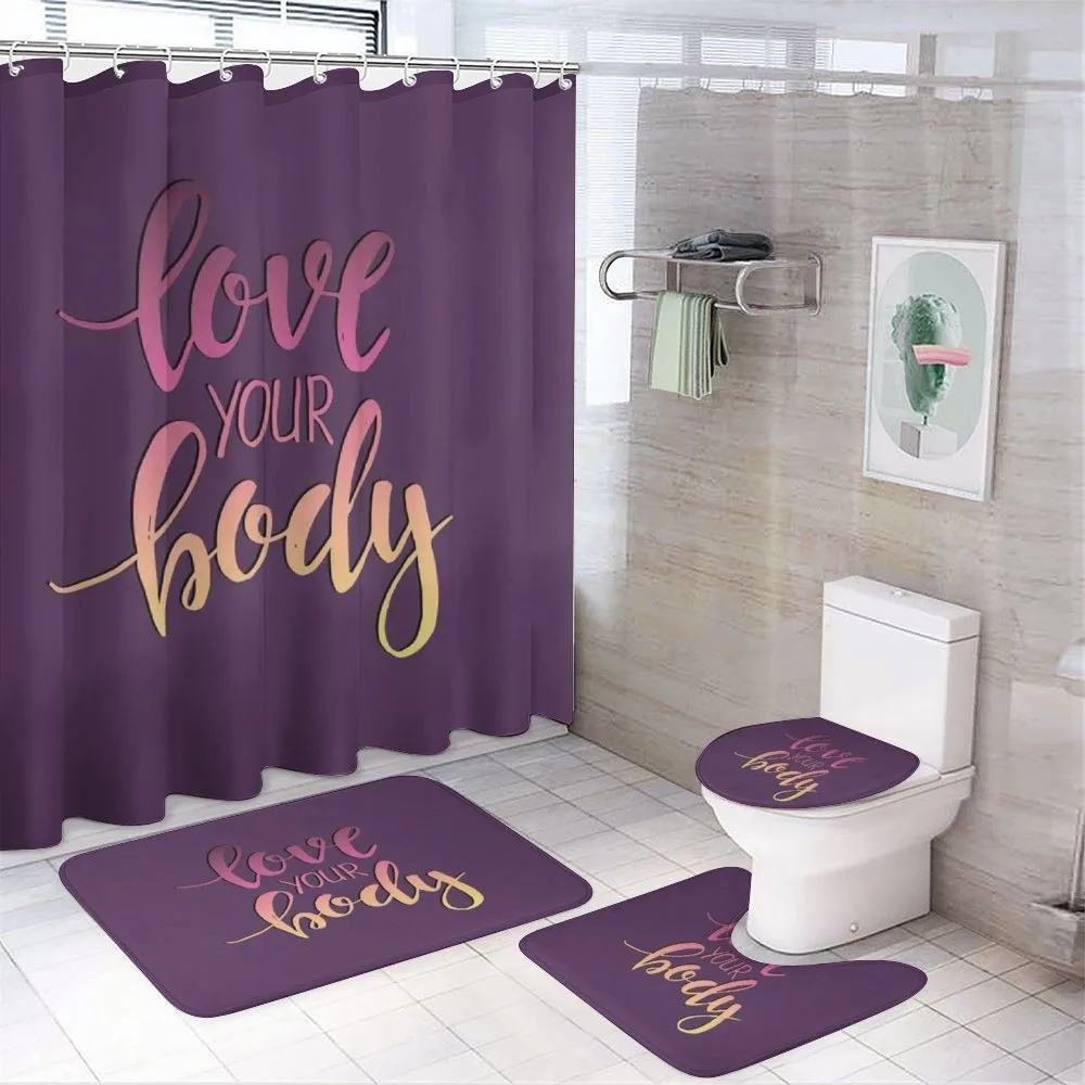Love Your Body Positive — 4-Piece Bathroom Set preview