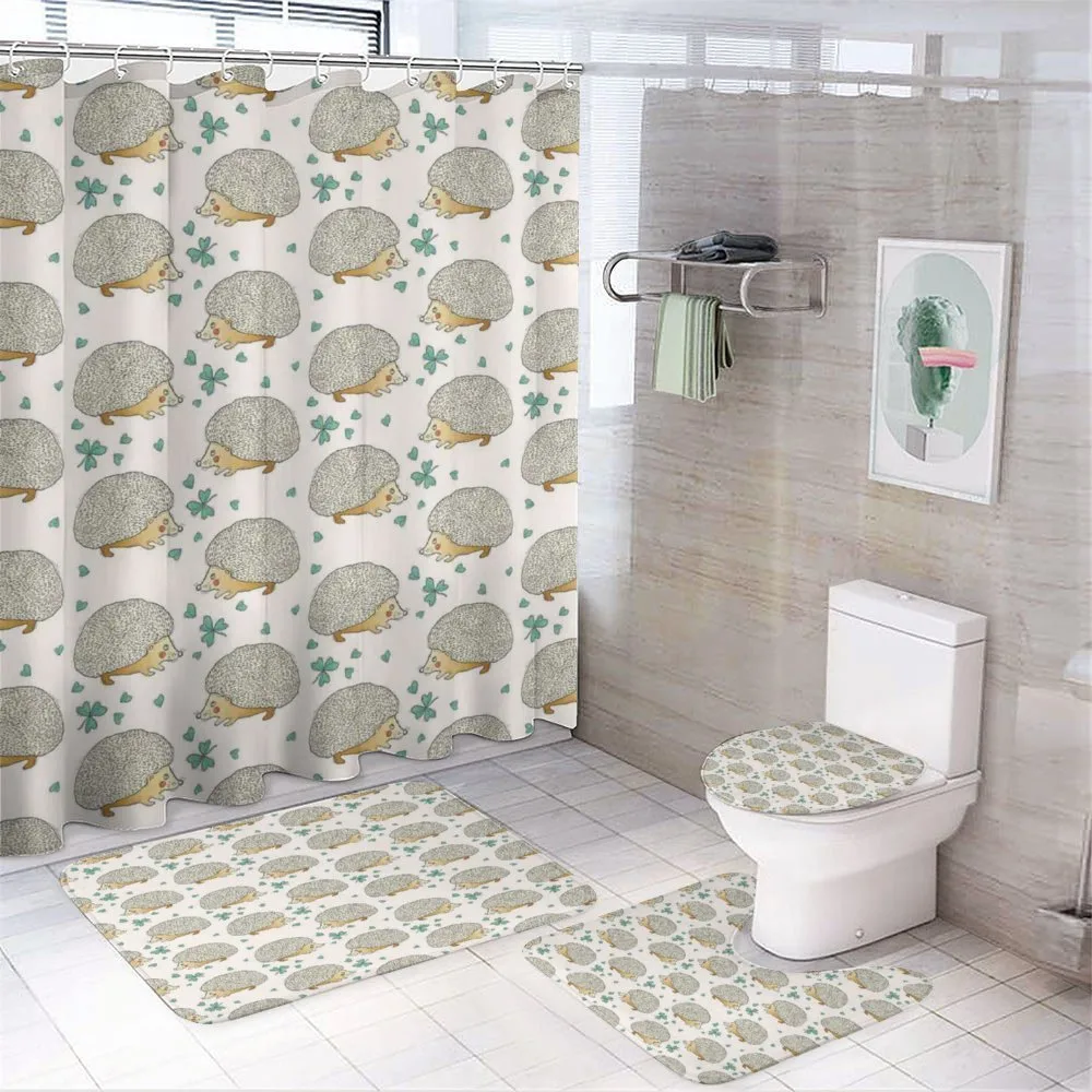 Clover and Porcupines — 4-Piece Bathroom Set preview
