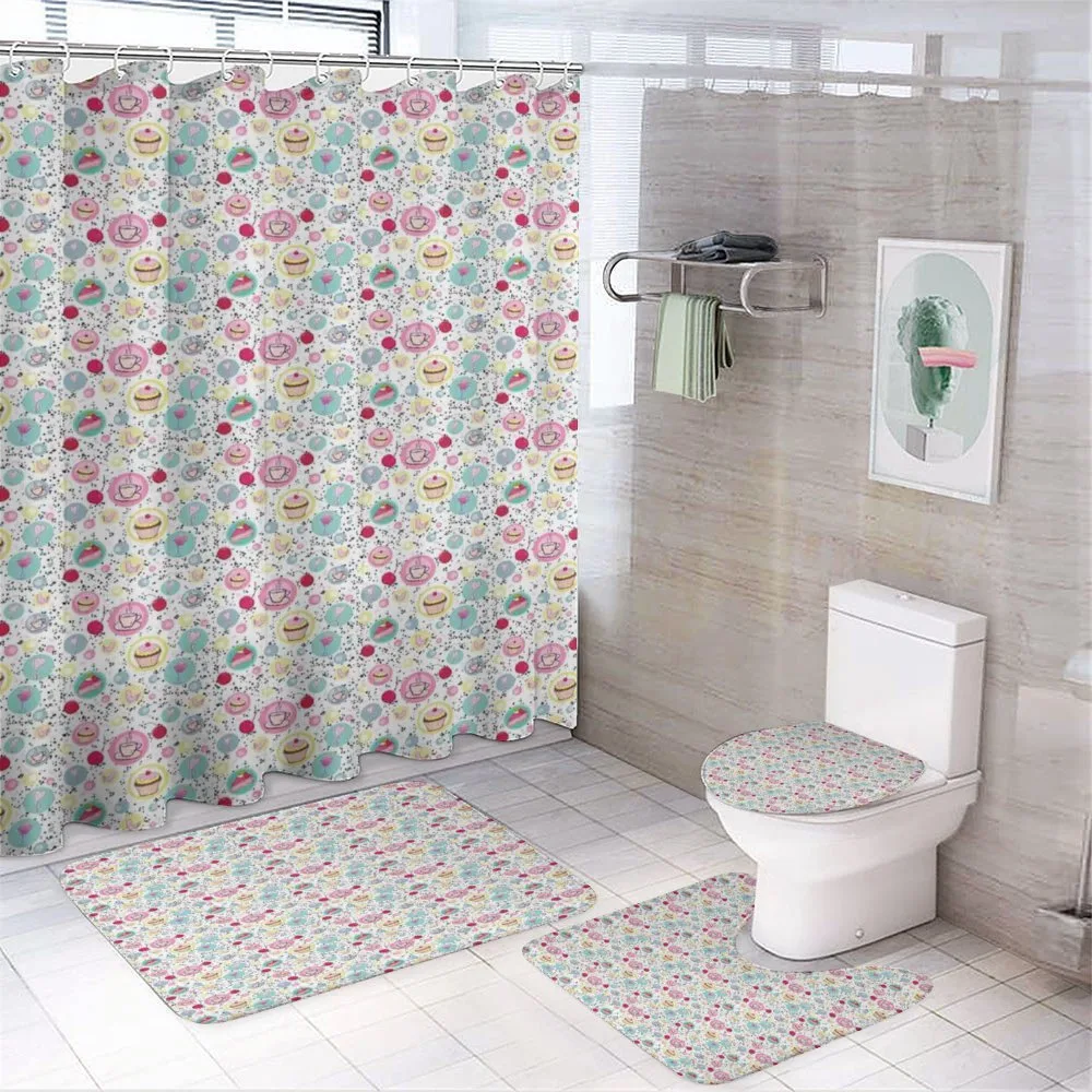 Coffee and Sweets — 4-Piece Bathroom Set preview
