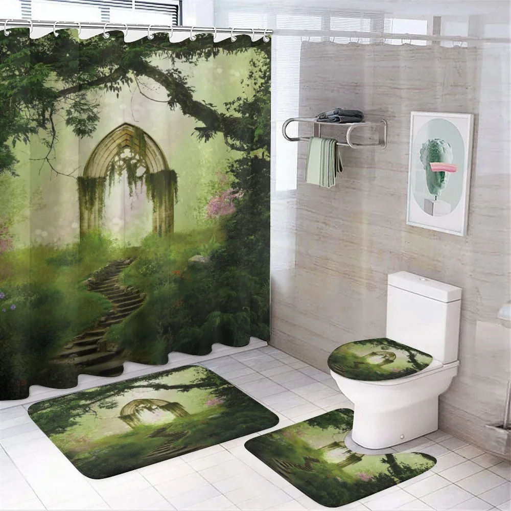Fantasy Gate in Forest — 4-Piece Bathroom Set preview