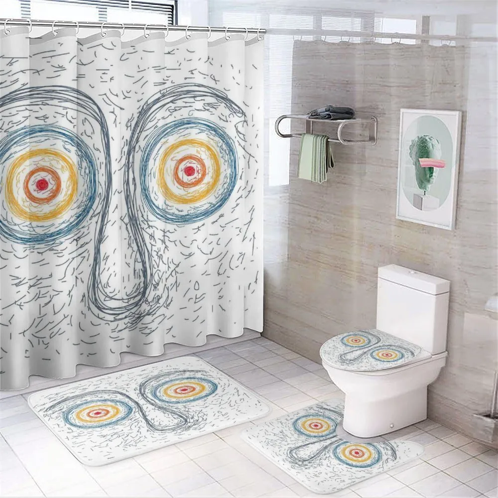 Face Hypnotic Eyes — 4-Piece Bathroom Set preview