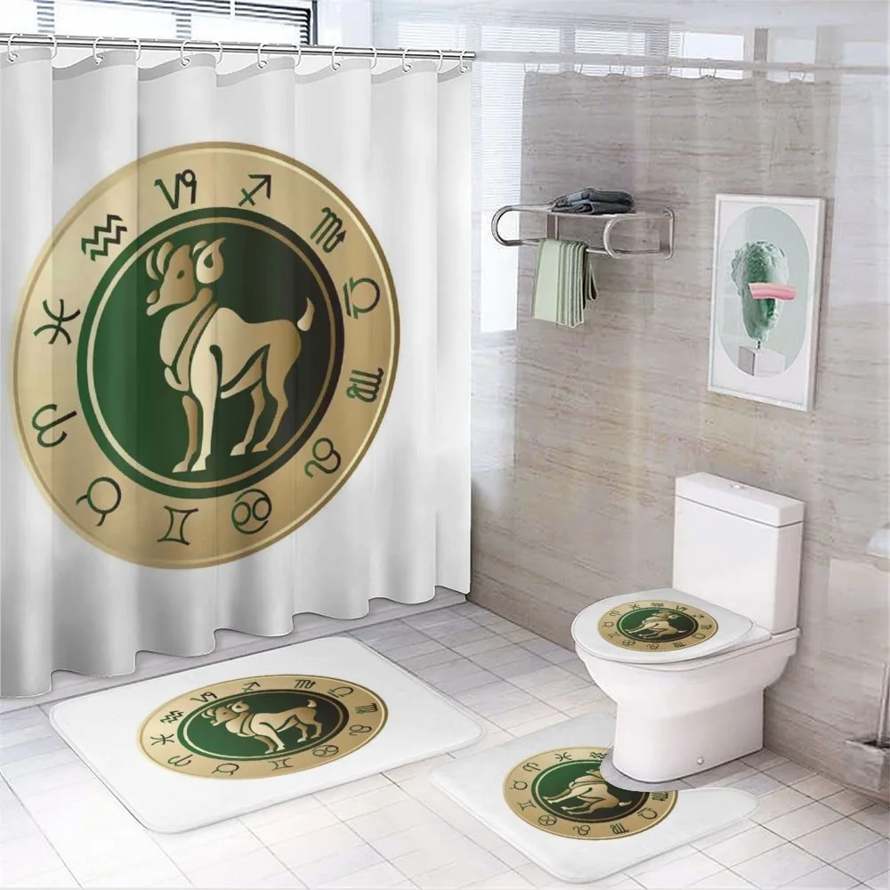 Circle Aries Art — 4-Piece Bathroom Set preview