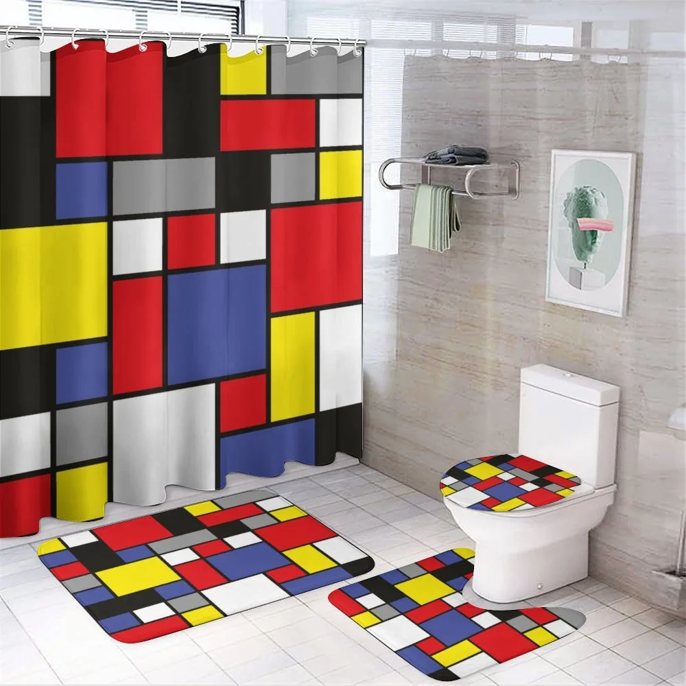 Colorful Pop Design — 4-Piece Bathroom Set preview