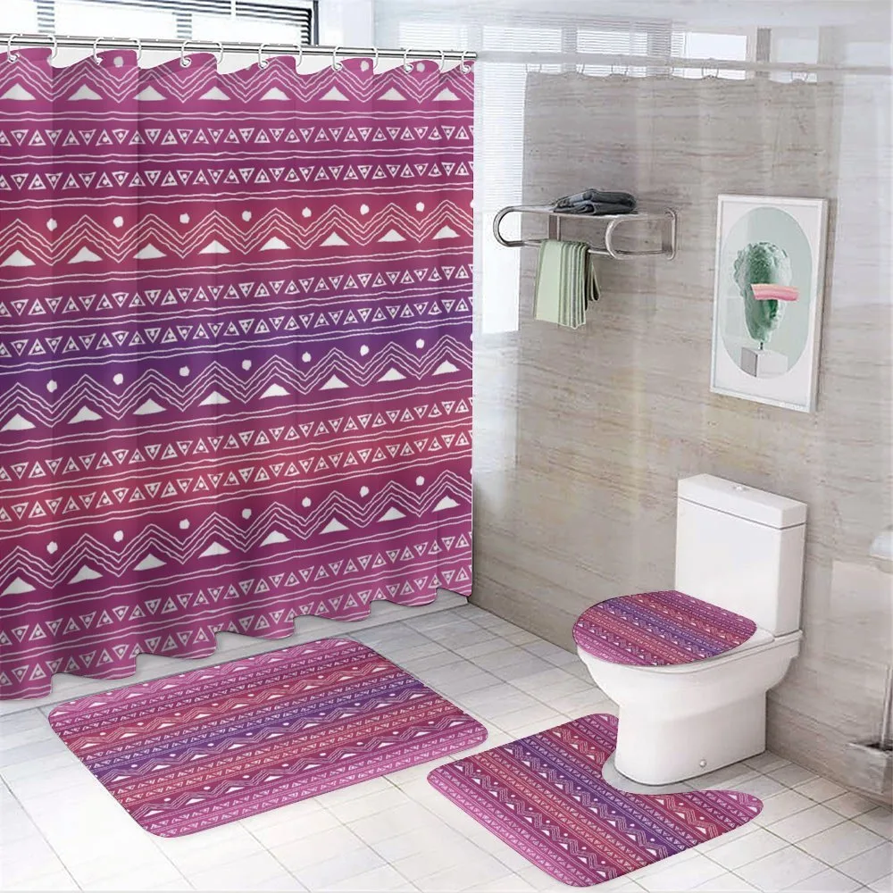 Geometric Ombre — 4-Piece Bathroom Set preview