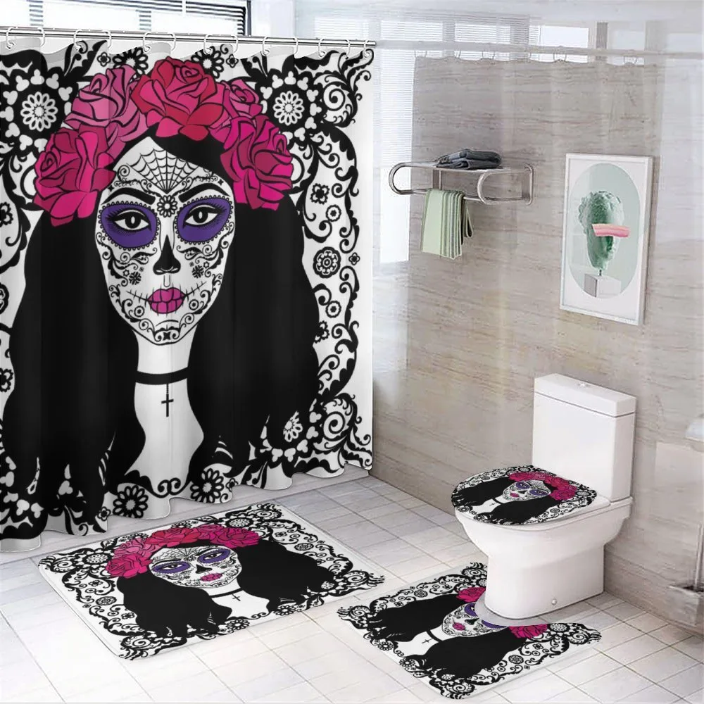 Girl with Make — 4-Piece Bathroom Set preview