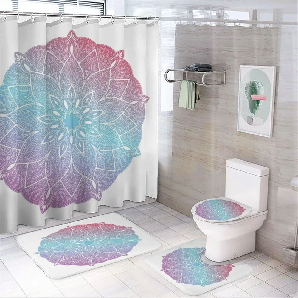 Pastel Universe Design — 4-Piece Bathroom Set preview