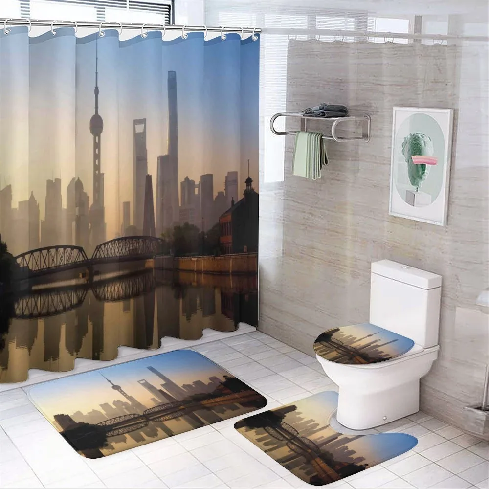 Shanghai Morning View — 4-Piece Bathroom Set preview