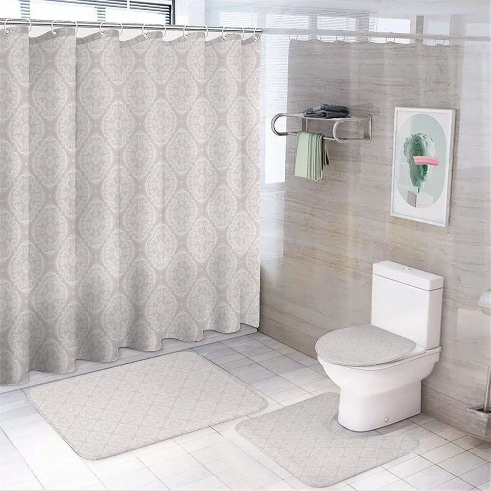 Baroque Inspired Soft Tones — 4-Piece Bathroom Set preview
