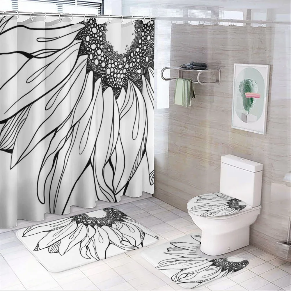 Sunflower Botany Growth — 4-Piece Bathroom Set preview