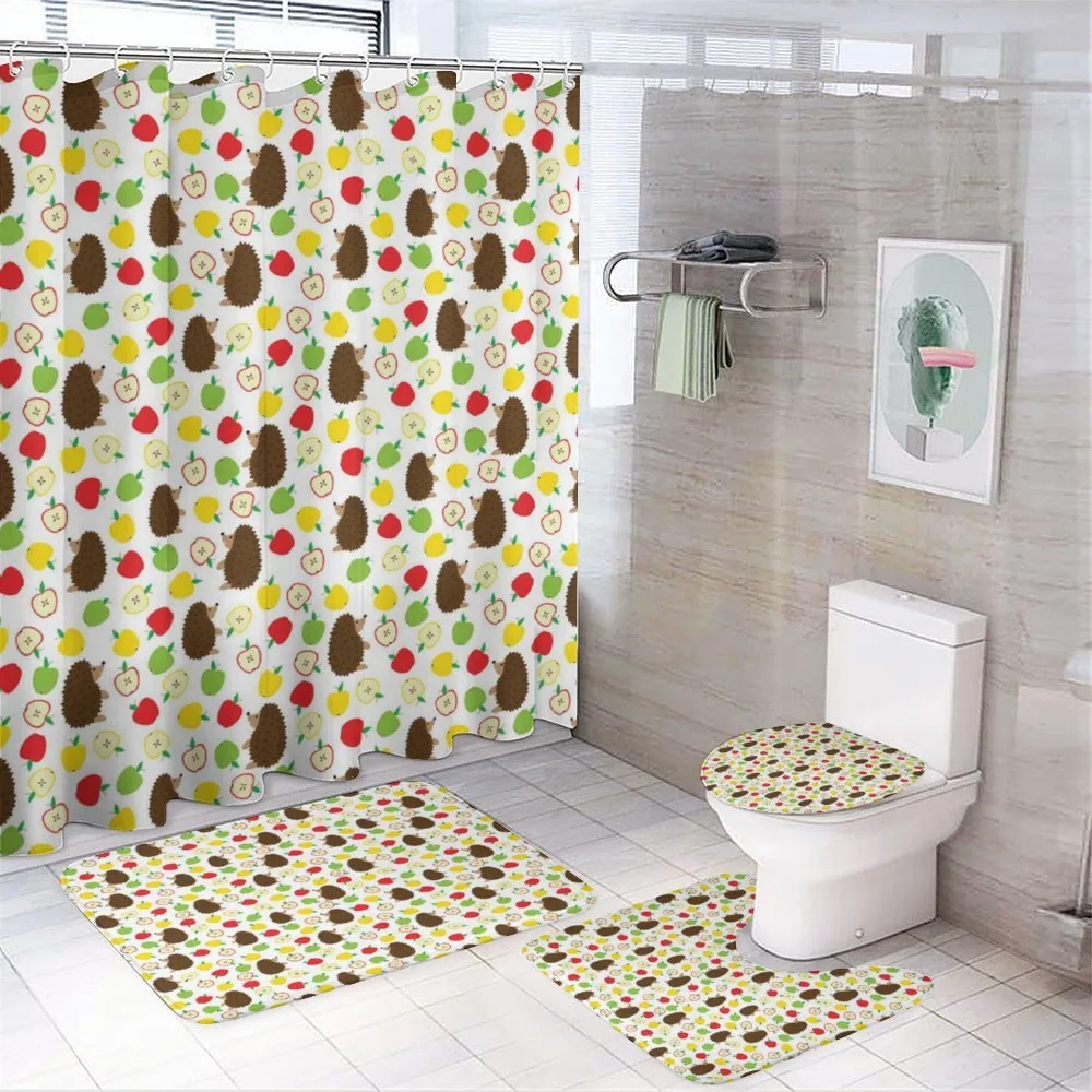 Baby Animals Apples — 4-Piece Bathroom Set preview