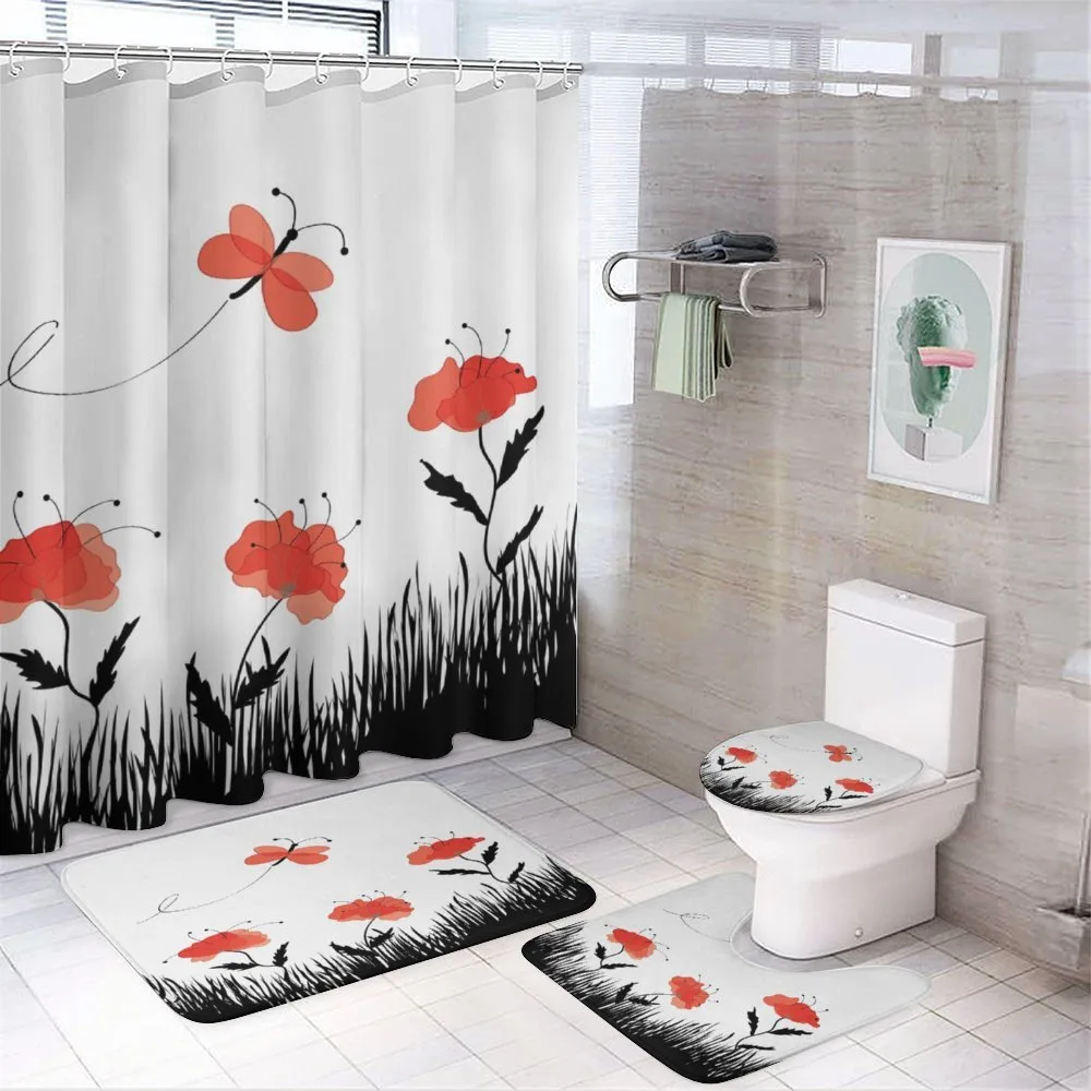 Abstract Pastoral Field — 4-Piece Bathroom Set preview