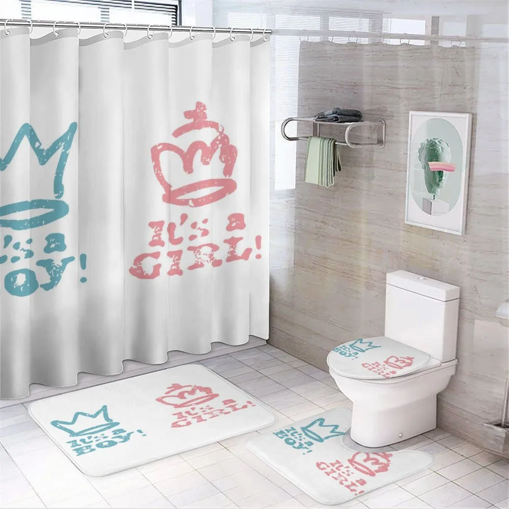 Girl Queen Boy King — 4-Piece Bathroom Set preview