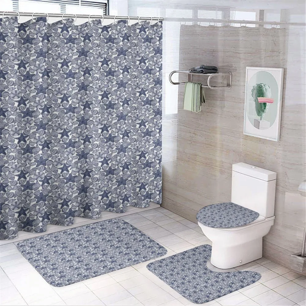 Starfish Shells — 4-Piece Bathroom Set preview