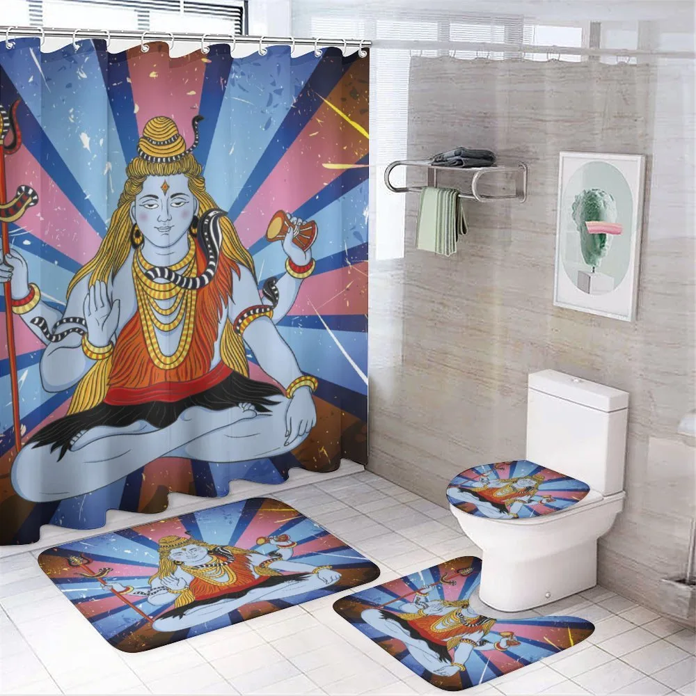 Eastern Figure Grungy — 4-Piece Bathroom Set preview