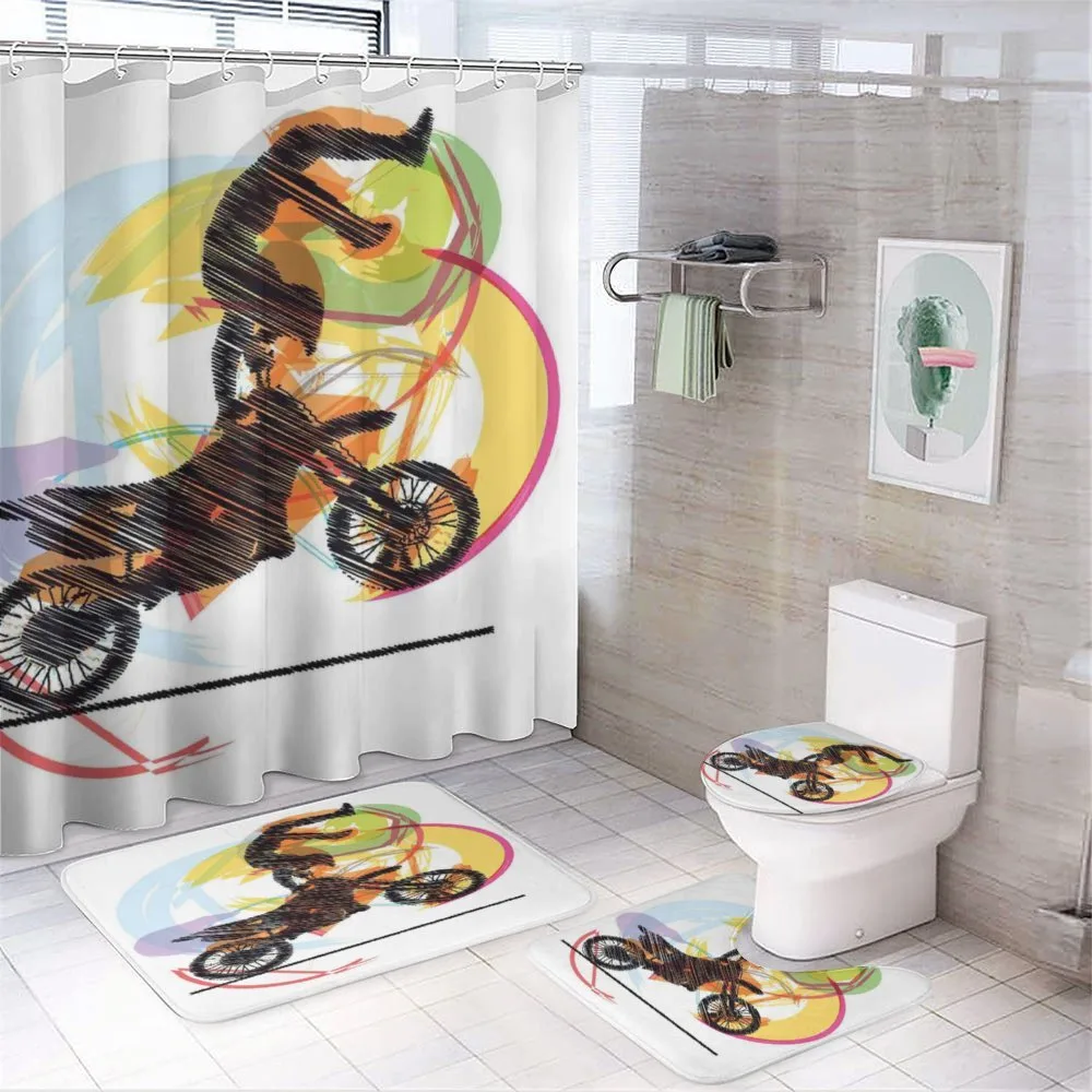 Performing Biker — 4-Piece Bathroom Set preview