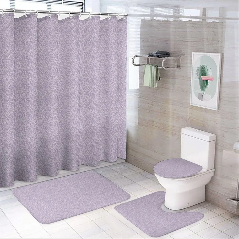 Scroll Style Curly Leaves — 4-Piece Bathroom Set preview