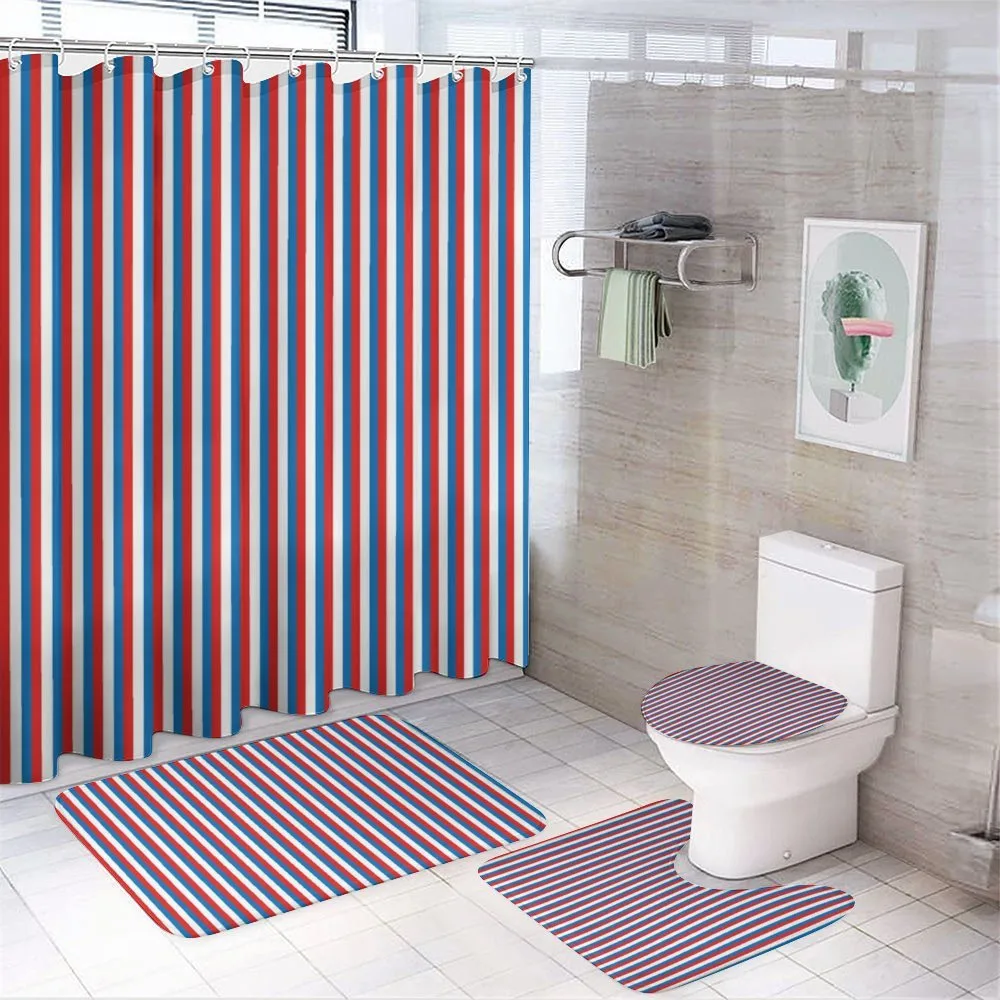 Patriotic Colors — 4-Piece Bathroom Set preview