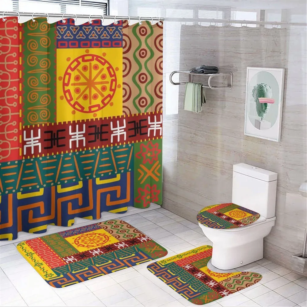 Primitive Tribal — 4-Piece Bathroom Set preview