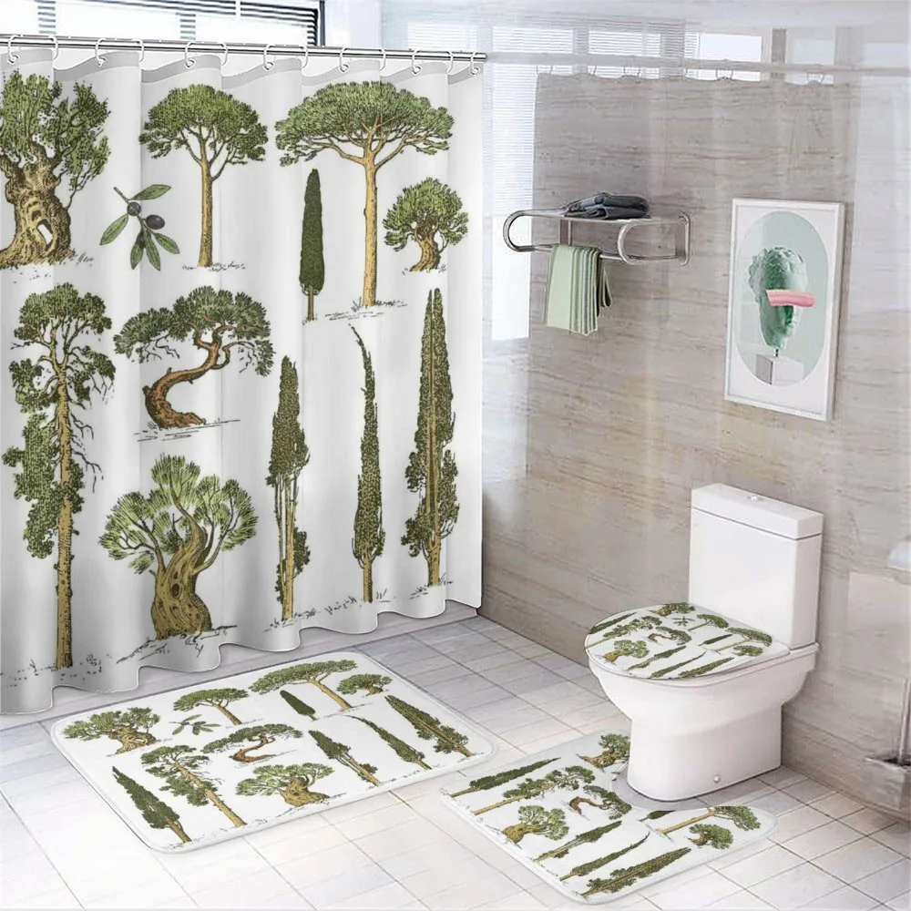 Forest Growth Ecology — 4-Piece Bathroom Set preview