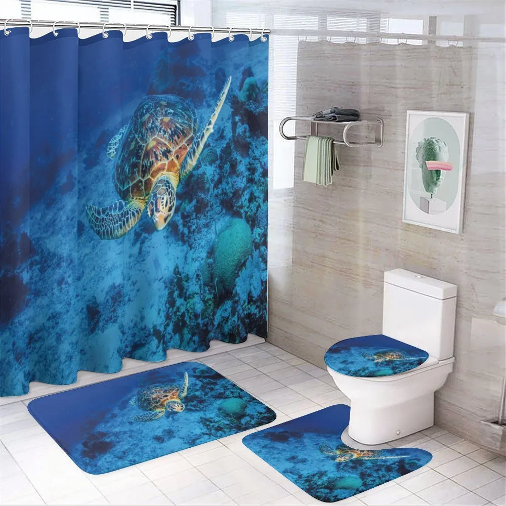 Oceanic Wildlife — 4-Piece Bathroom Set preview