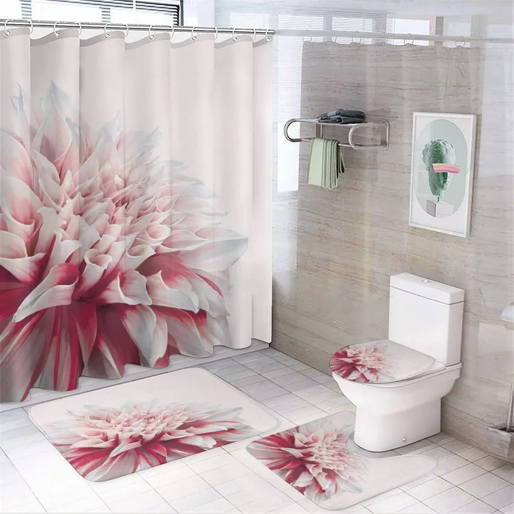 Close up Floral Blossom — 4-Piece Bathroom Set preview