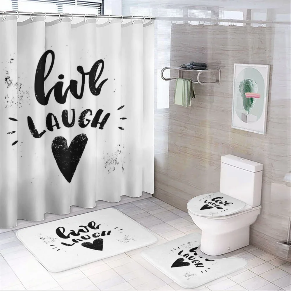Retro Message — 4-Piece Bathroom Set preview