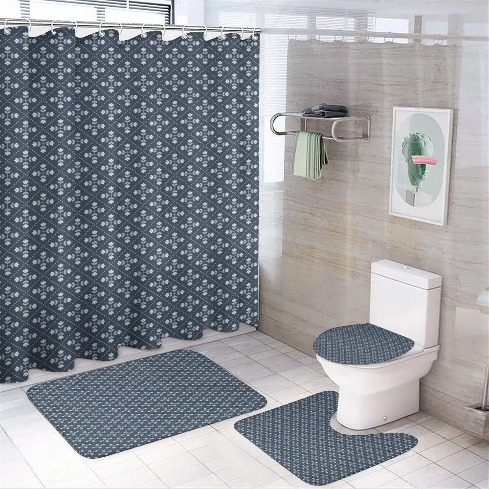Vintage Style Tulips — 4-Piece Bathroom Set preview