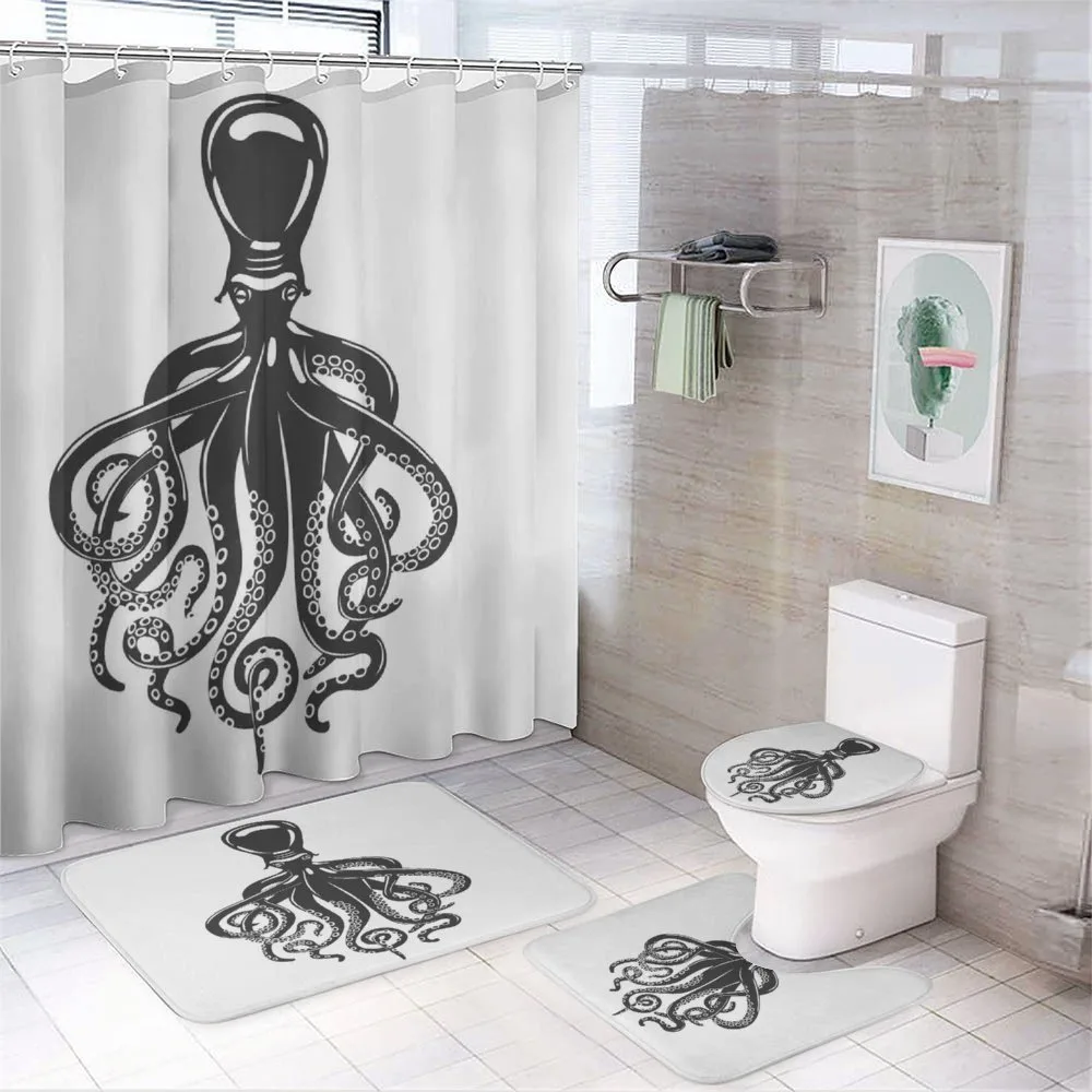 Contemporary Sea Animal — 4-Piece Bathroom Set preview
