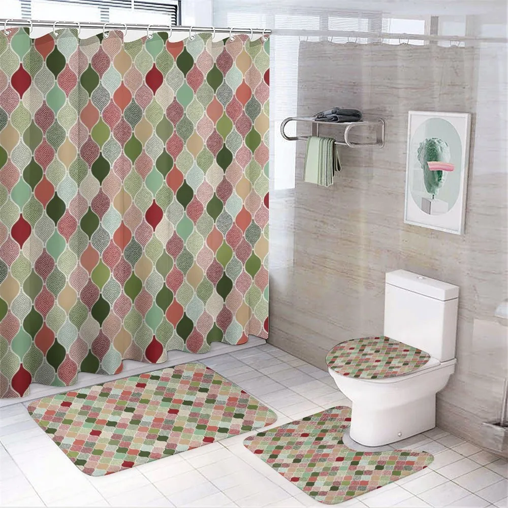 Eastern Geometrical — 4-Piece Bathroom Set preview