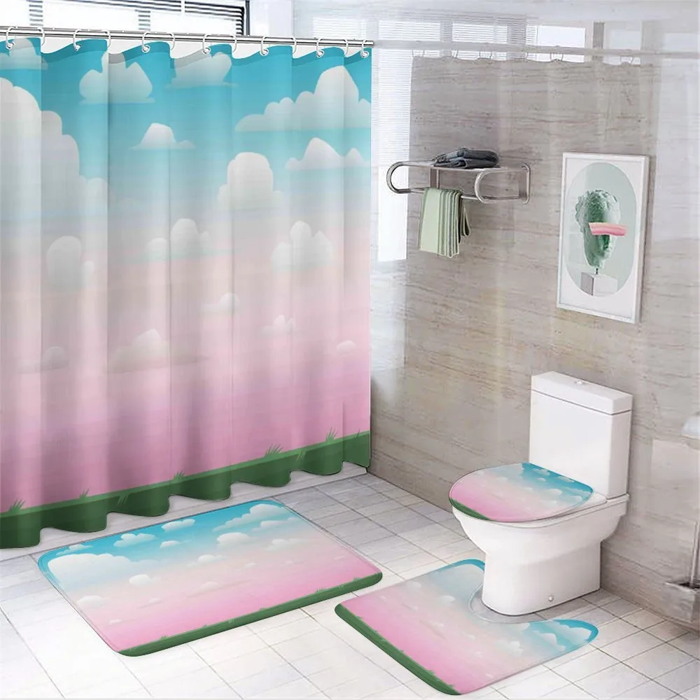Nature Evening Sunset Sky — 4-Piece Bathroom Set preview