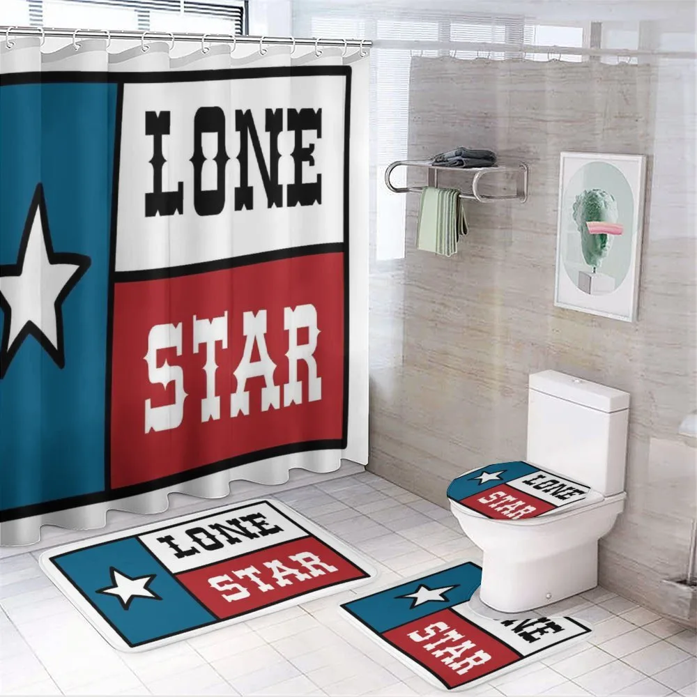 State Flag Design — 4-Piece Bathroom Set preview